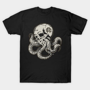 ARCANE.C. Only Front - Skull Octopus T-Shirt